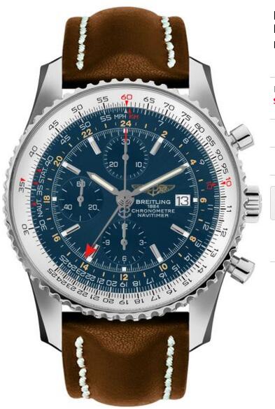 Review Fake Breitling Navitime A2432212-C651-443X Blue Dial Automatic watch